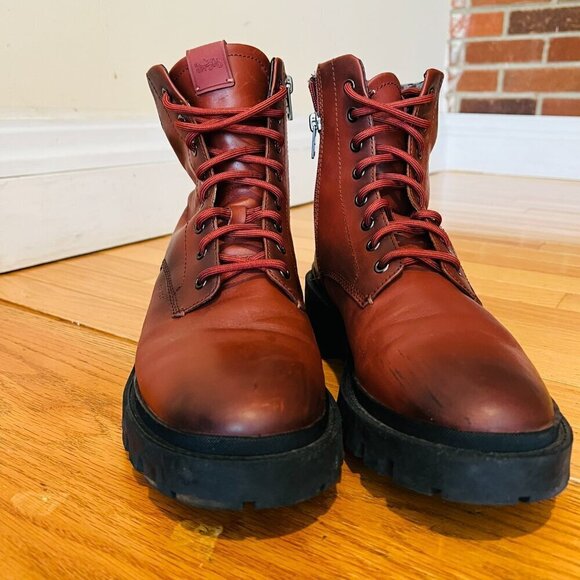 Coach Men\'s Citysole Leather Boot Size 9 D main image 4